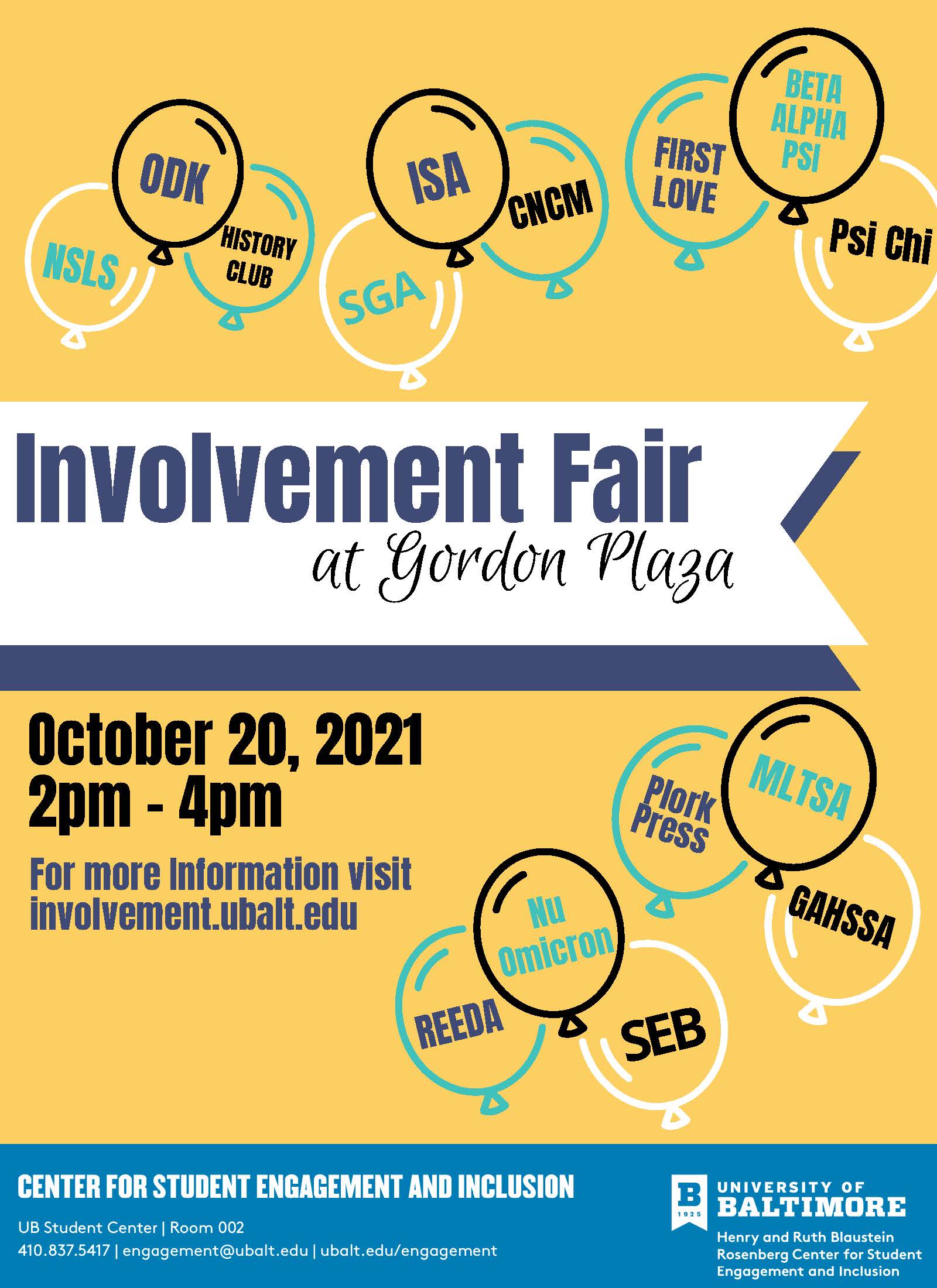 Student Involvement Fair